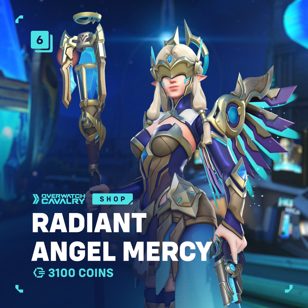 OWCavalry's tweet image. New #Overwatch2 Featured Shop Bundle: Radiant Angel Mercy πͺ½
A portion of the sales revenue from this bundle will go directly to #OWCS Partner Teams.
π Available in-game now for 3100 Overwatch Coins.