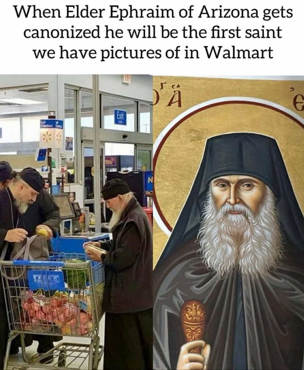 PaschaPress's tweet image. Credit to my friend Thomas!
Awww this is sweet actually ❤️ Whomever did the icon got his kind eyes right
I was extremely blessed to have met Elder Ephraim several years ago