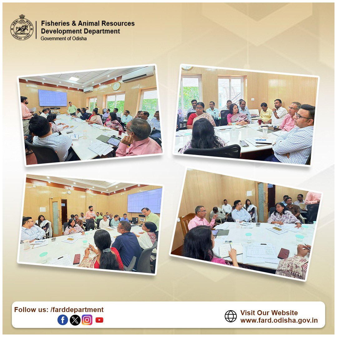 📌 Senior Officers’ Meeting of the F&amp;ARD Department was held on 22nd July 2025 under the leadership of the Principal Secretary F&amp;ARD.

Key focus: Scheme-wise fund utilization, progress tracking &amp; strategic planning for FY 2025–26.