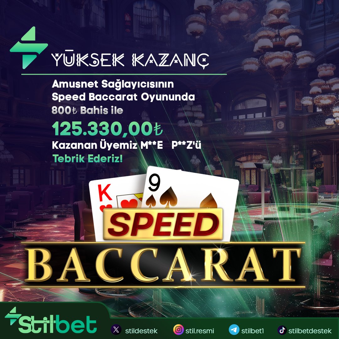 👑 Günün Kazananları Stilbet'te!!

🔥 Evolution  Sağlayıcısı “Craps” Oyununda 400,00 TL Bahis ile 56.150,00 TL Kazanan üyemiz  ME    PZ ' ü  Tebrik Ederiz!

💰 Stilbet, Doğru Kazancın Güvenilir Adresi.

Stilbetgir.com