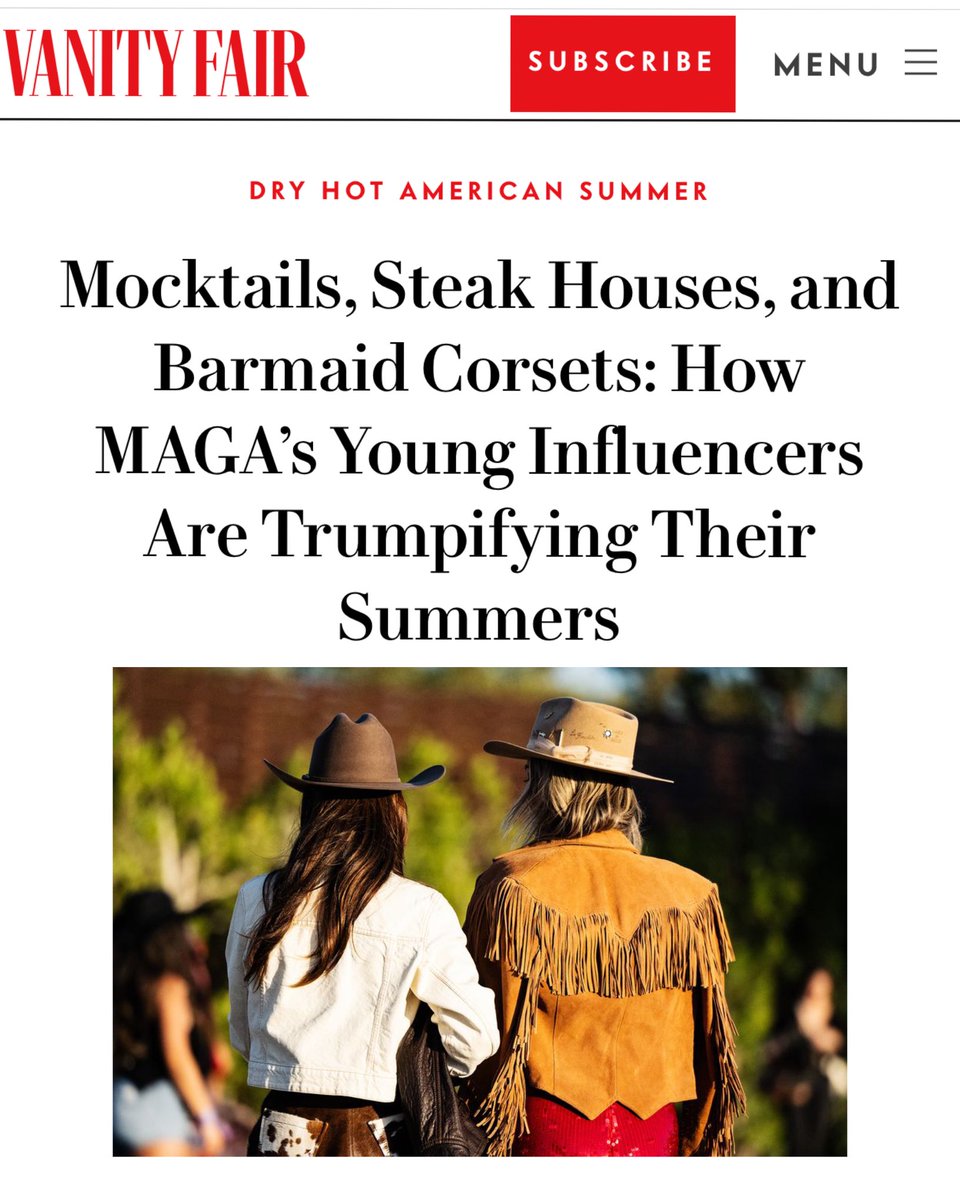 theisabelb's tweet image. How were none of you gonna tell me that Vanity Fair had a bone to pick with my family starting the Trump baby boom back in June HAHAHAHAHA
Just discovered this gem. What a time to be alive.