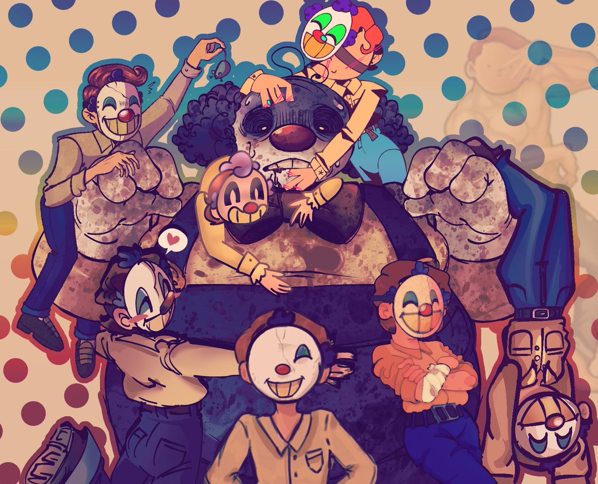 Gabby82893374's tweet image. Unlikely and the Mask Clowns!
(TNMN discord community collab)
#tnmn #ThatsNotMyNeighbor #unlikely