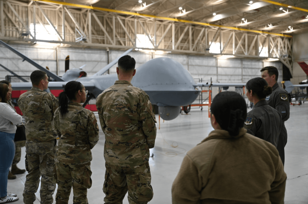 DefenseScoop's tweet image. The Senate Armed Services Committee proposed legislation that would formally recognize off-site drone pilots involved in combat missions. hubs.li/Q03yhsBm0