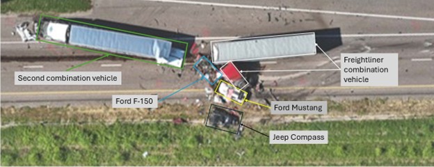 NTSB_Newsroom's tweet image. NTSB issues the preliminary report for its ongoing investigation of the June 28 multivehicle end-of-queue crash on Interstate 20 near Terrell, Texas: ntsb.gov/investigations…