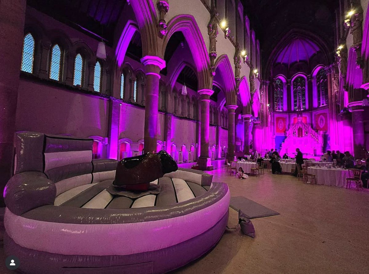 Is that REALLY a Rodeo Bull in the Great Nave?! 👀 

Yes siree! 🤠 

When you choose the Monastery for your special event, the space is yours. It adapts to your vision. And if that's a bucking broncho, bring it on!💥 

ℹ️ in bio👆 

#Rodeo Bull &amp; 📸 by Fancy Face Photo Booths 🔥