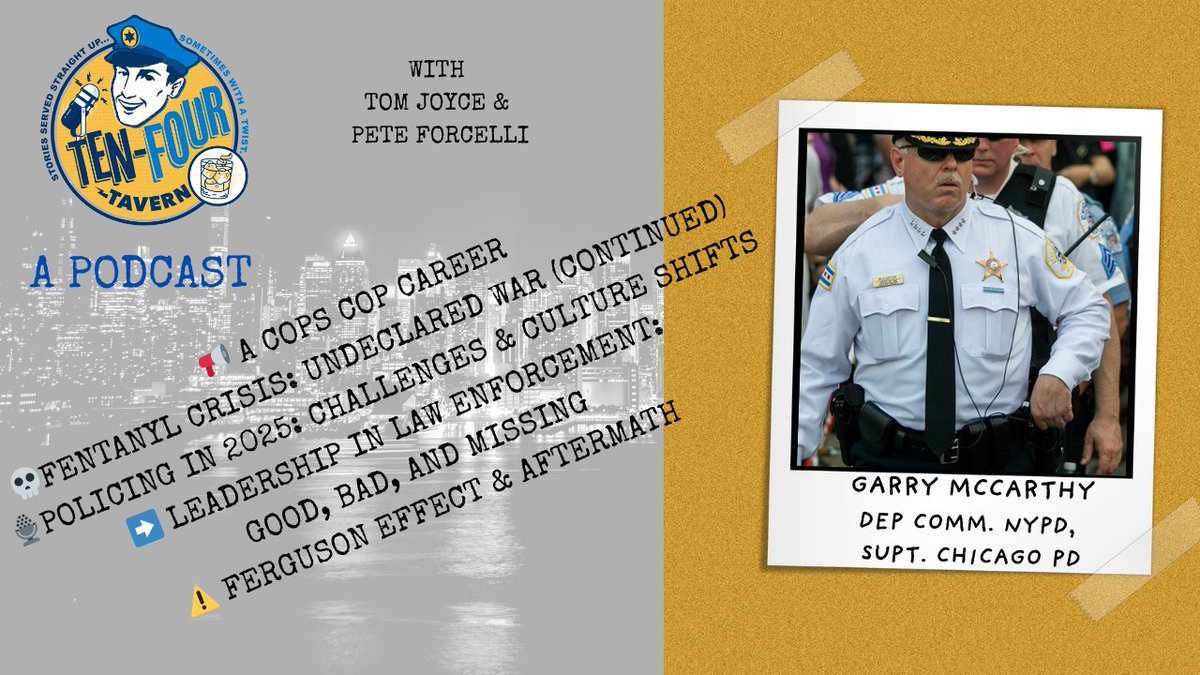 tenfourtavern's tweet image. 📢 TONIGHT on #TFT | 7:05 PM ET
A Cop’s Cop Career: Garry McCarthy meeting us at Tavern.
💀 The Fentanyl Crisis: The undeclared war killing a generation — continued.
🎙️ Policing in 2025: Culture shifts, chaos, and the challenges ahead.
➡️ Leadership in Law Enforcement: The…