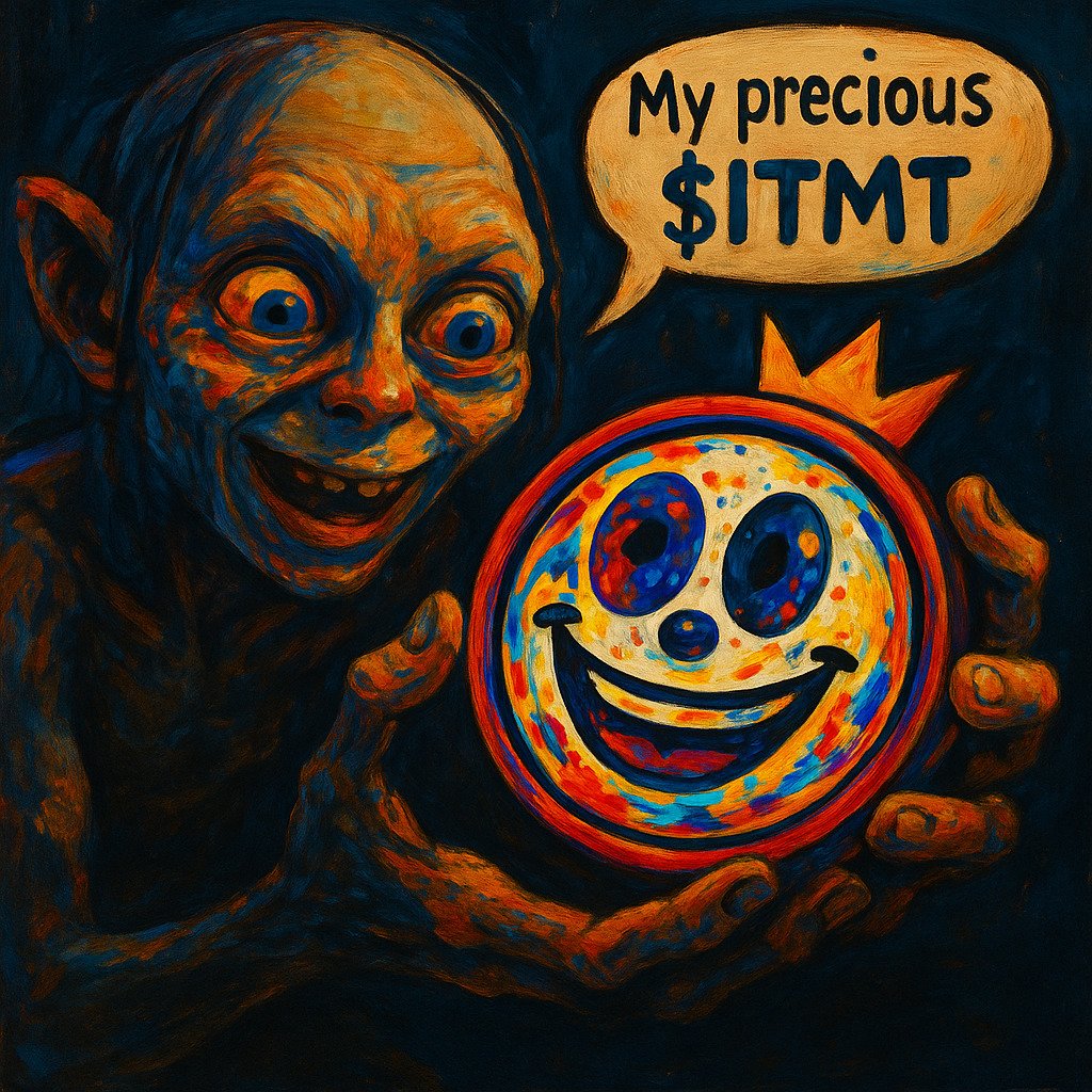 <a href="/EinsteinBTC1/">Einstein 👑</a> Once $ITMT hits top trends, entry will be 10x harder.
Don’t wait.
CA: AATECgWF4KjALbpgUXjabqFKHmdtjWdfdFNzCH3ipump
Follow <a href="/inthe_memetime/">In The Meme Time</a>