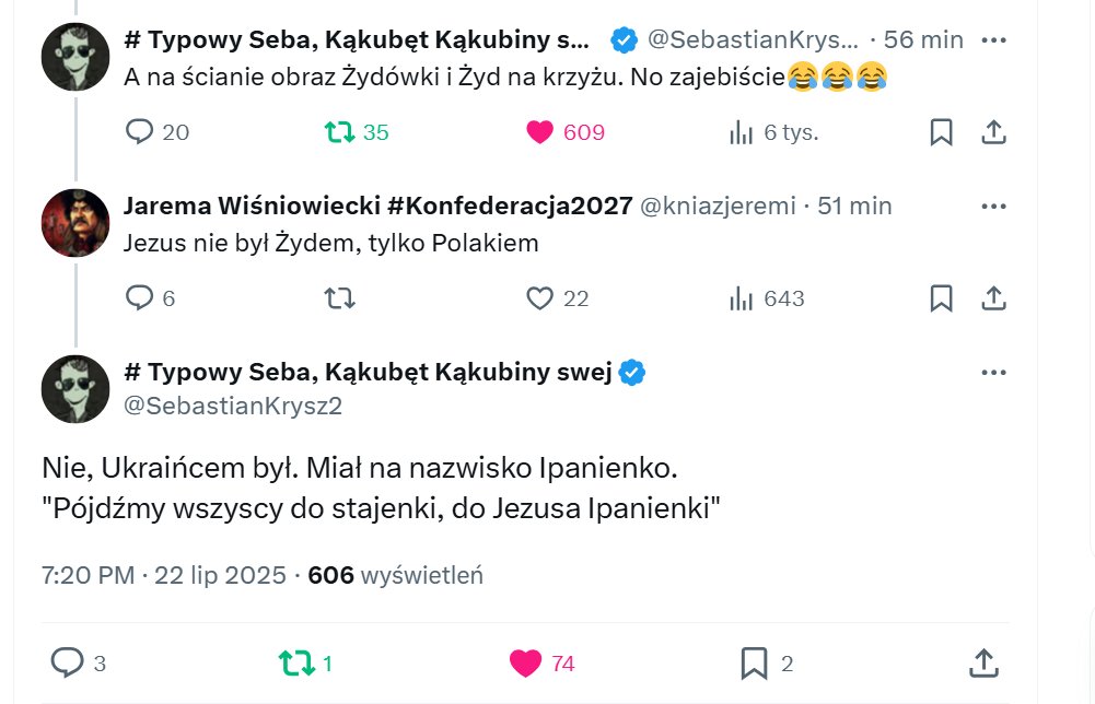 Panie Seba <a href="/SebastianKrysz2/"># Typowy Seba, Kąkubęt Kąkubiny swej</a> jak dla mnie wygrałeś dziś internety 😂😂😂