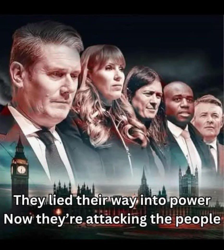 DarrenPlymouth's tweet photo. They lied there way into power, now they are attacking the people. https://t.co/2Zl84IdTem