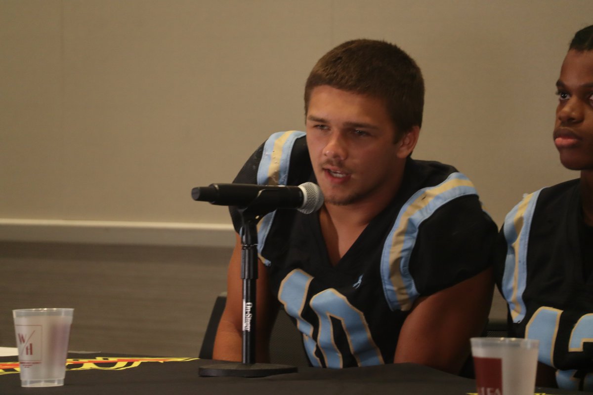 _Max_Donaldson's tweet image. Coosa Christian up now to wrap up Etowah County media days. Mark O'Bryant (@ocale94) is in year six of leading the Conquerors. Tons of questions entering the season for the Conquerors who are currently already out of the playoffs due to sanctions
@CoosaFB