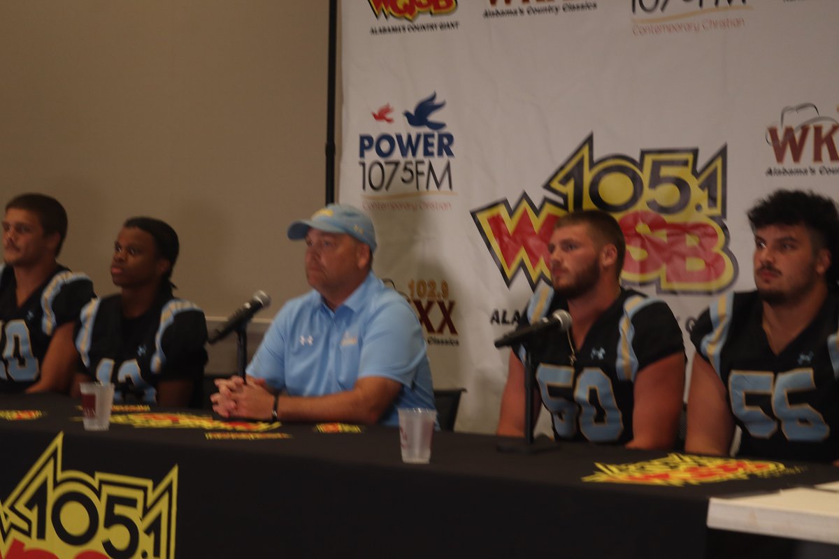 _Max_Donaldson's tweet image. Coosa Christian up now to wrap up Etowah County media days. Mark O'Bryant (@ocale94) is in year six of leading the Conquerors. Tons of questions entering the season for the Conquerors who are currently already out of the playoffs due to sanctions
@CoosaFB