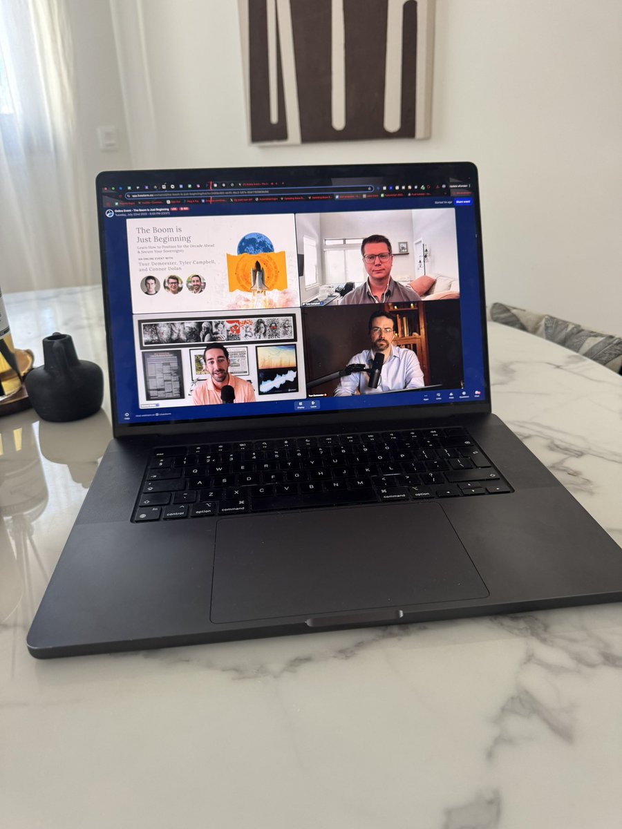 MadelonVos__'s tweet image. Attending The Boom is Just Beginning online Bitcoin event by @TuurDemeester, @unchained & Tyler Campbell 🙏🏻