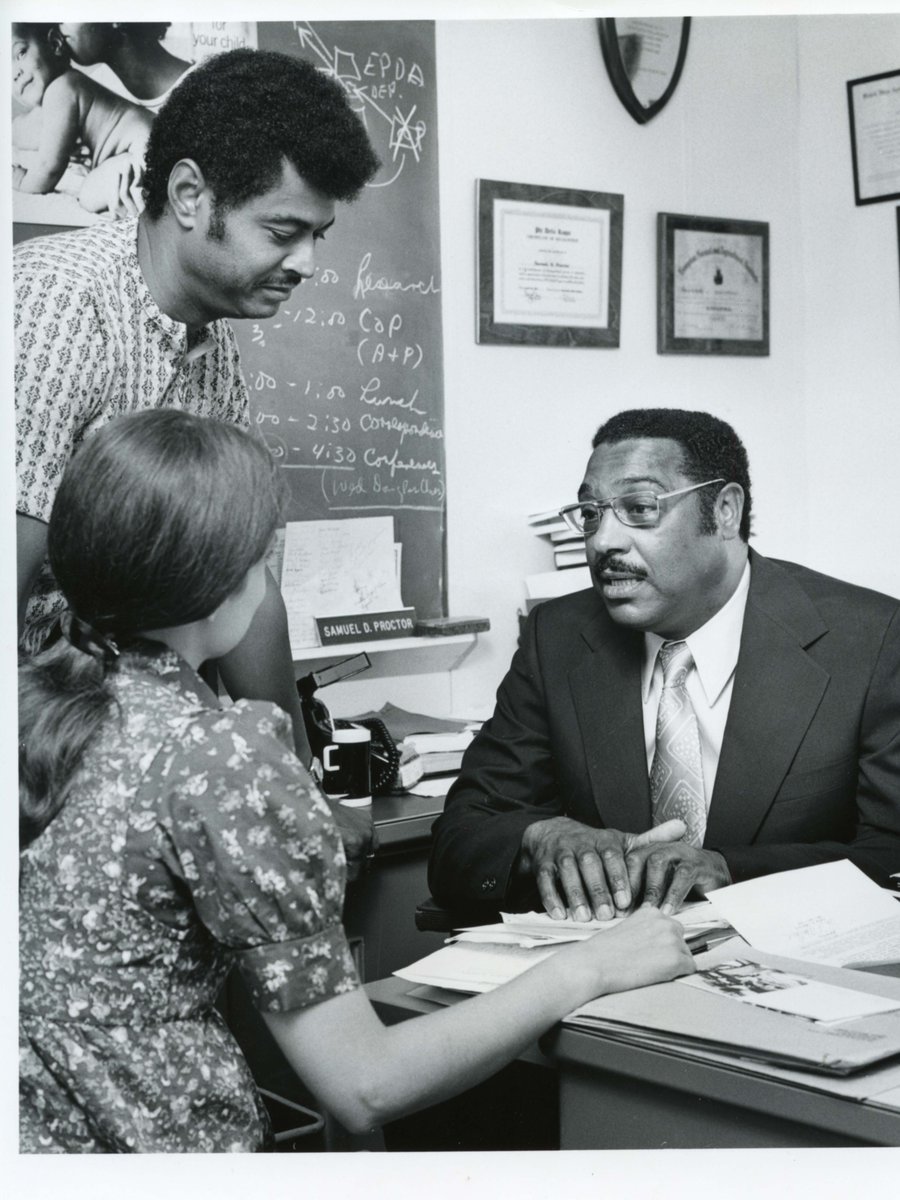 RutgersGSE's tweet image. In 1969, Dr. Samuel DeWitt Proctor was appointed as the Martin Luther King Distinguished Professor of Education. He was the first African-American faculty member at both the GSE and Rutgers to have an endowed professorship named for him.
Read more: proctor.gse.rutgers.edu/content/about-…