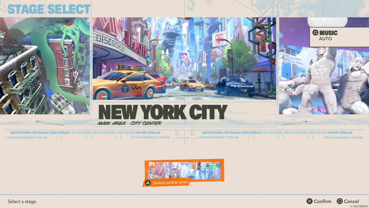 SP_A_Bad_Idea's tweet image. I absolutely LOVE that Marvel Tokon is leaning into "comic draft paper" as an aesthetic. It touches on the idea of "comic books as a physical medium" that was present in MVC3, but in a clean and unique way.
