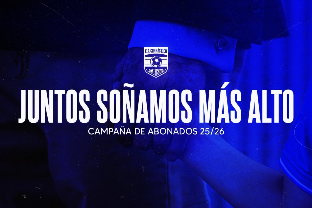 💙 Campaña de abonados 25/26

𝐉𝐮𝐧𝐭𝐨𝐬 𝐬𝐨𝐧̃𝐚𝐦𝐨𝐬 𝐦𝐚́𝐬 𝐚𝐥𝐭𝐨 💭

¡Muy pronto os contaremos más! 😏
