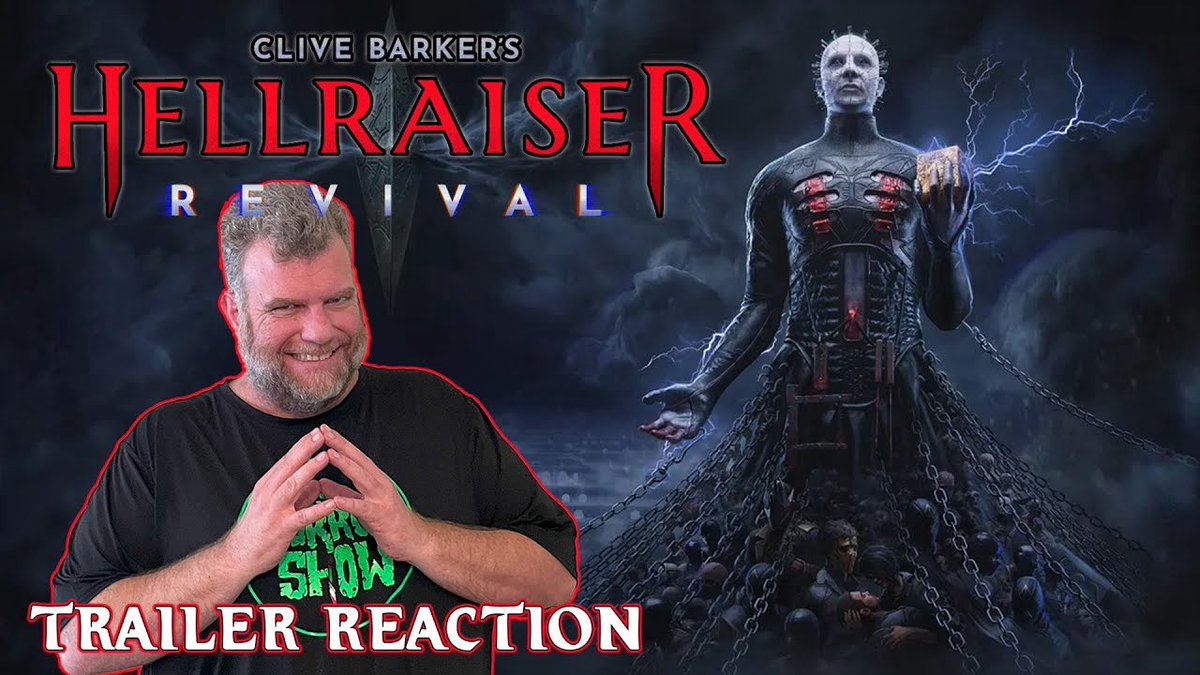 Did you know that they JUST announced a new #Hellraiser installment, but in video game form?!

They did! AND it’s a single player survival horror game, set largely in Hell!!!

Here’s my amazed reaction to seeing the first trailer for #HellraiserRevival !

youtu.be/Zzk9q7j_RF8?si…