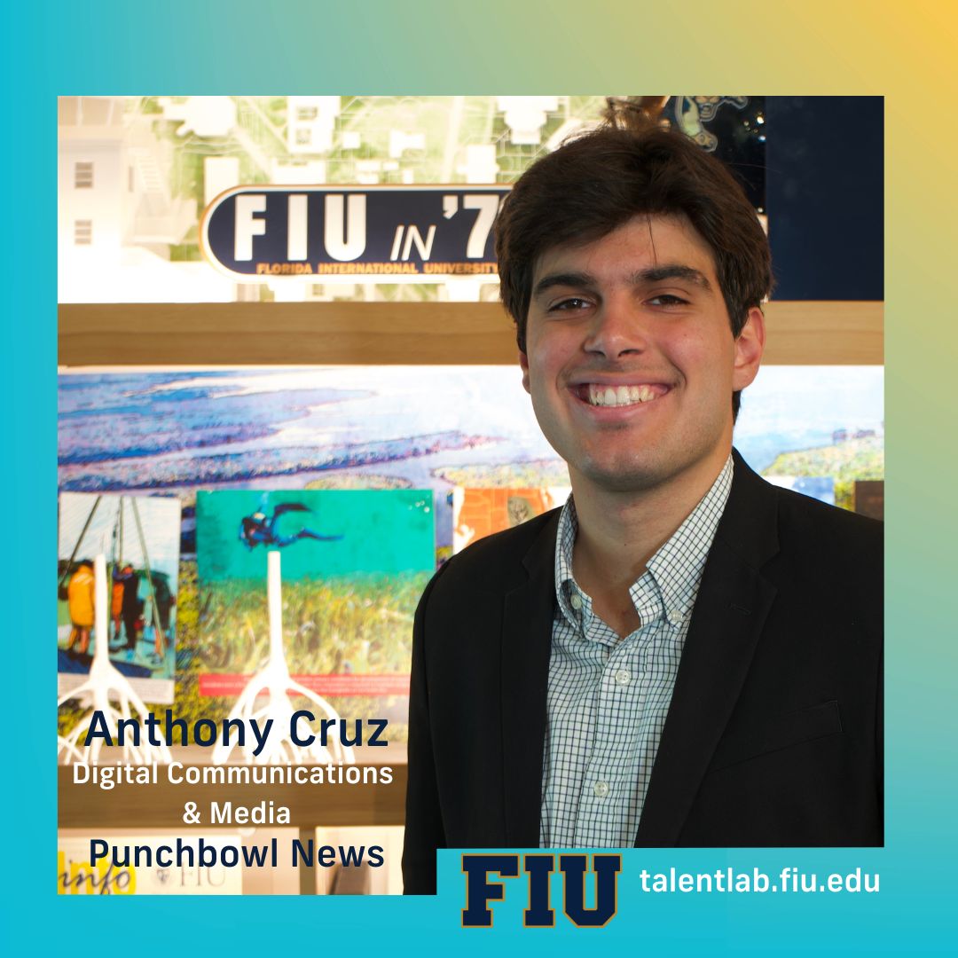 FIUdc's tweet image. Meet Anthony Cruz a Senior Digital Communication & Media major at @FIU @CaplinNews @FIUCarta
Anthony spent his days inside a 200-year-old building — the U.S. Capitol — living out a dream internship with @PunchbowlNews
“I’m proud to say that I’ve caught the D.C. bug and am…