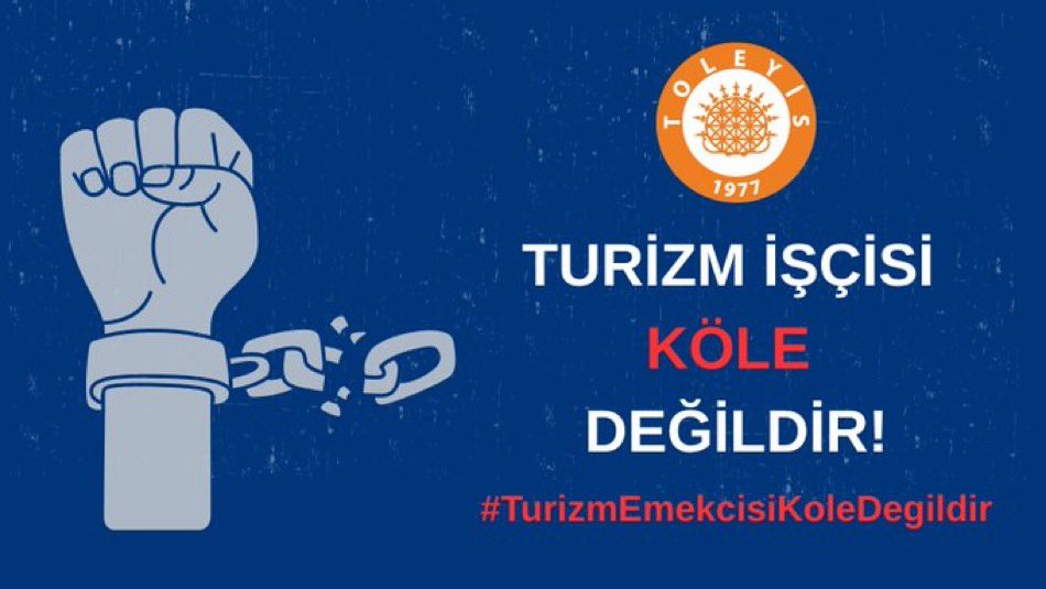 Sosyal devlet nerede?
Denetim nerede? Hak nerede?
10 gun araliksiz calismak mi normal?
<a href="/isikhanvedat/">Prof. Dr. Vedat Işıkhan</a> <a href="/MehmetNuriErsoy/">Mehmet Nuri Ersoy</a> <a href="/RTErdogan/">Recep Tayyip Erdoğan</a> <a href="/tcbestepe/">T.C. Cumhurbaşkanlığı</a> <a href="/iletisim/">T.C. İletişim Başkanlığı</a>
#TurizmEmekcisiKoleDegildir