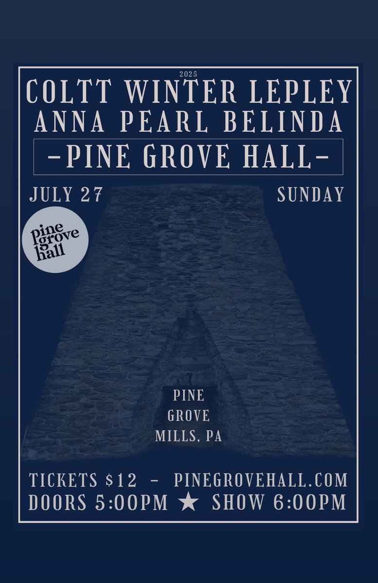 CowboyColtt's tweet image. Throwing this out here, I have show in State College, PA Sunday, July 27 with Anna Pearl Belinda in support. She's a killer and so is the venue. TICKETS (resy.com/cities/state-c…)