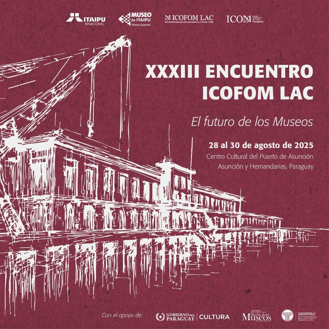 CPCH_Paraguay's tweet image. Les recordamos que siguen abiertas las inscripciones para el XXXIII Encuentro ICOFOM LAC, con inscripciones gratuitas para miembros de ICOM y estudiantes de grado. Hacé tu inscripción en:
even3.com.py/e/xxxiii-encue…