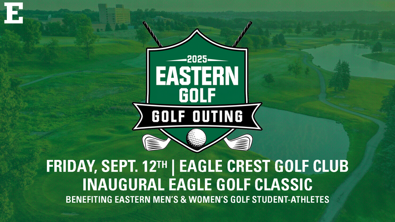 TEE IT UP at our Inaugural Eagle Golf Classic 🦅⛳️! 

🗓️ Date: Friday, September 12
📍 Location: Eagle Crest Golf Club
⏰ Time: 9am Shotgun Start
🎟️ Includes: Breakfast snacks, golf, lunch, tee gift, &amp; access to EMU coaches and players.

Register today bit.ly/4m5UnxD