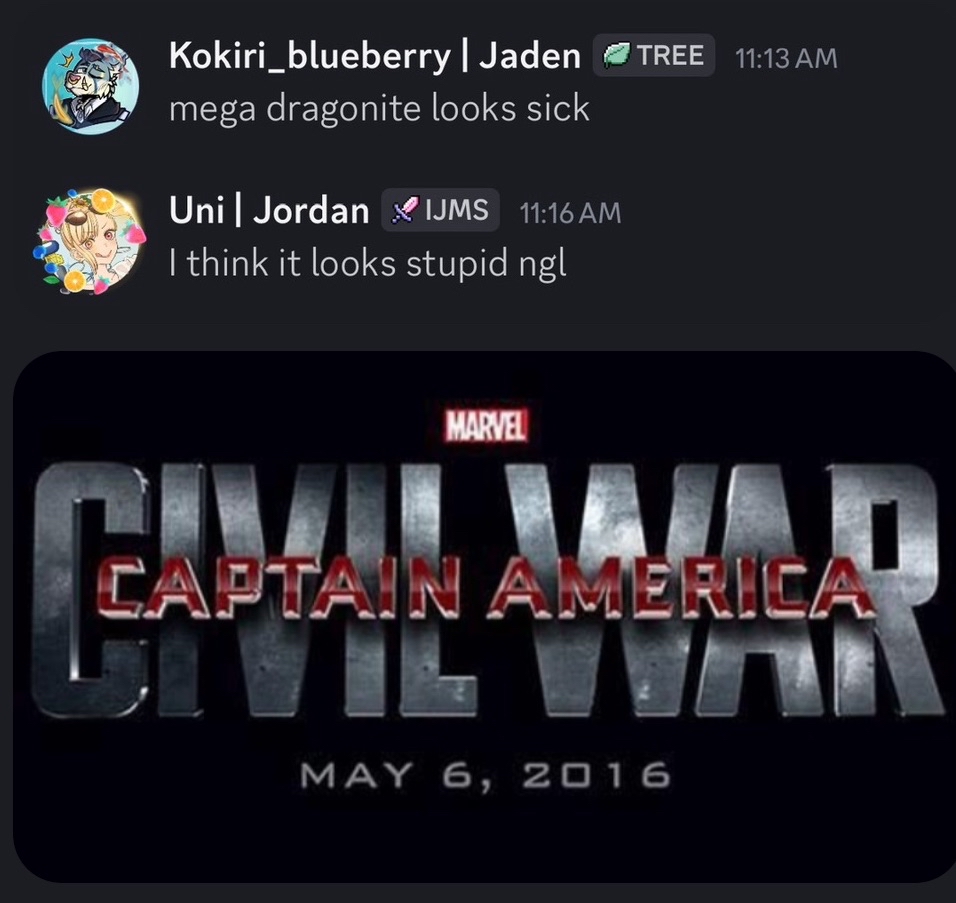 Every friend group/discord right now: