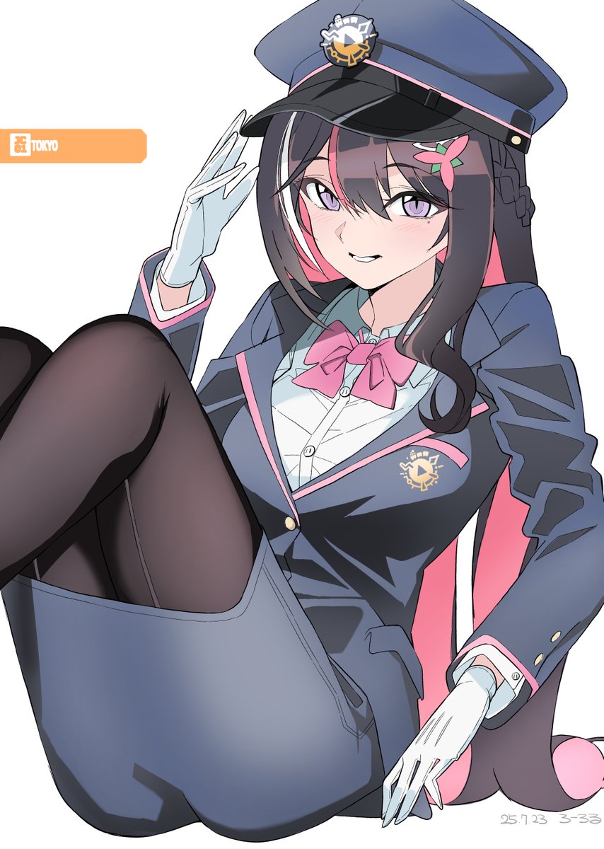 LaurolAzuki's tweet image. 駅員のお姉さん　#AZKiART