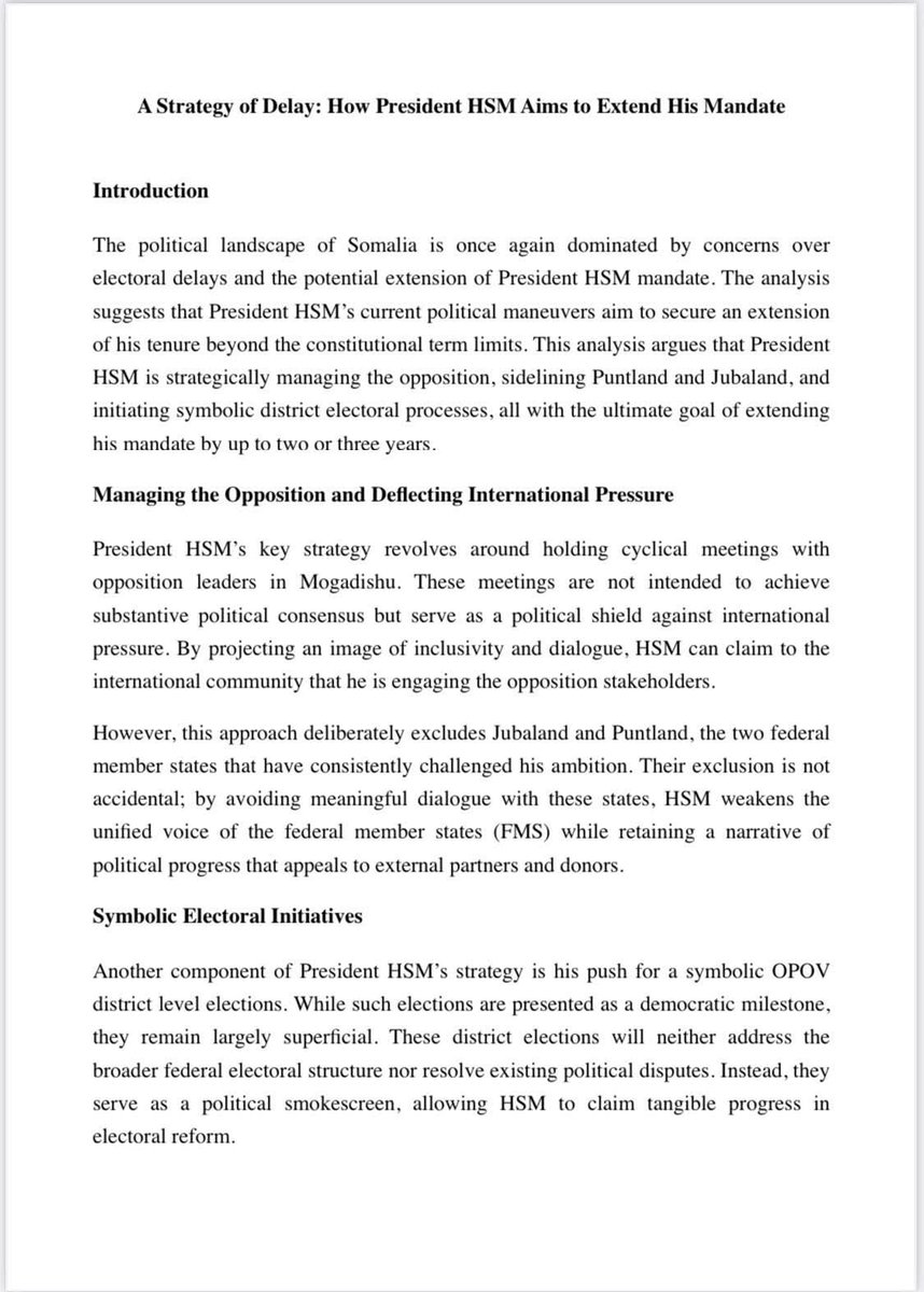 EIshmael_'s tweet image. How the failed President Hassan Sheikh aims to extend his mandate! Possible strategy! #HSMfailedSomalia
