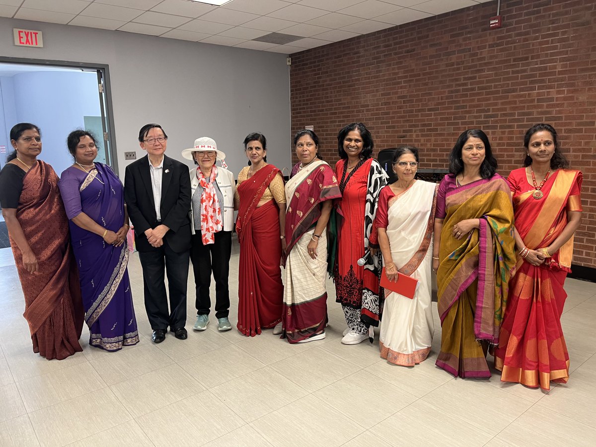 DaisyWai_'s tweet image. Honored to join the York Community Tamil Seniors Association for their #canadaday Celebration in #RichmondHill. A wonderful afternoon of cultural performances, seniors’ programs, and patriotic spirit. Thank you for celebrating Canada Day in the community