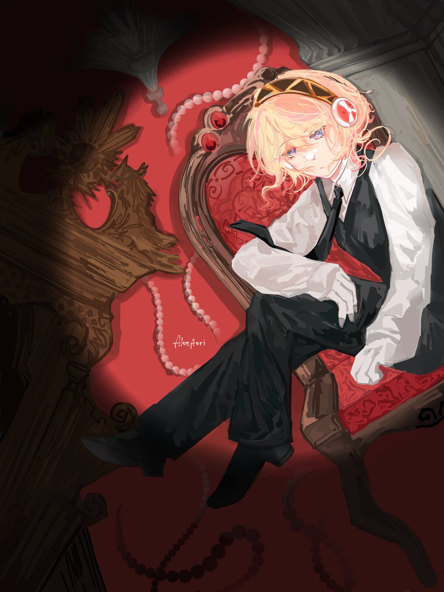 aloeaori's tweet image. suit #persona3