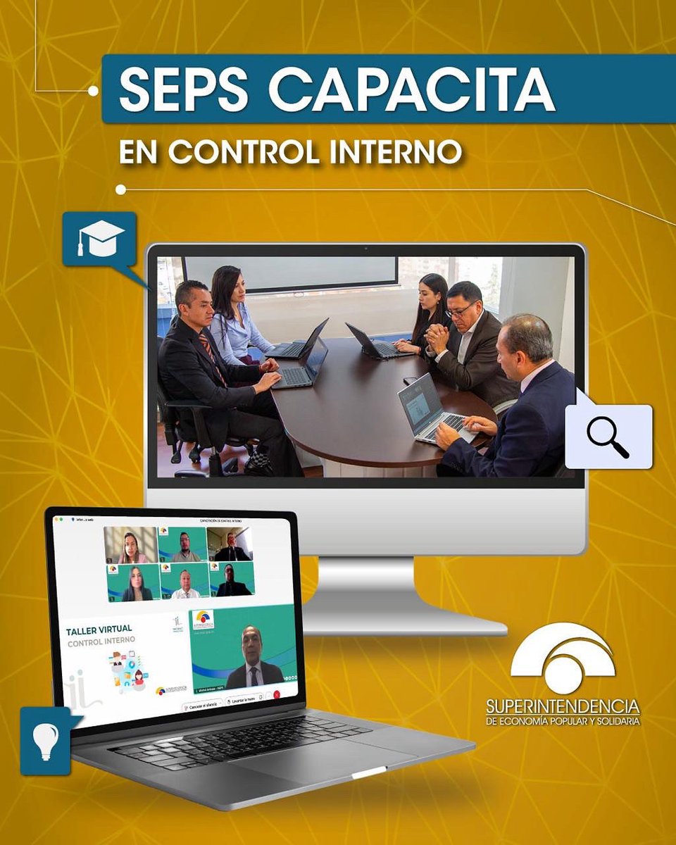 📚 #SEPScapacita | Entidades del sector financiero popular y solidario recibieron la capacitación sobre “Control Interno”. Nuestro objetivo es reforzar las capacidades para diseñar, analizar y mejorar sistemas de control en diversos entornos organizacionales dentro del sector.