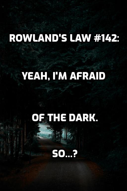 rowlands_laws's tweet image. To be honest, it's not the dark I'm afraid of, it's everything else in there with me, that's what I'm worried about.
Photo by Peter Oswald on Unsplash.