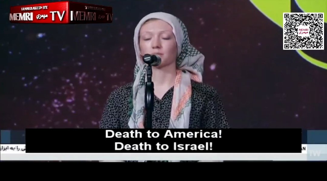 EzraDrissman's tweet image. Stupid American girl in Tehran.