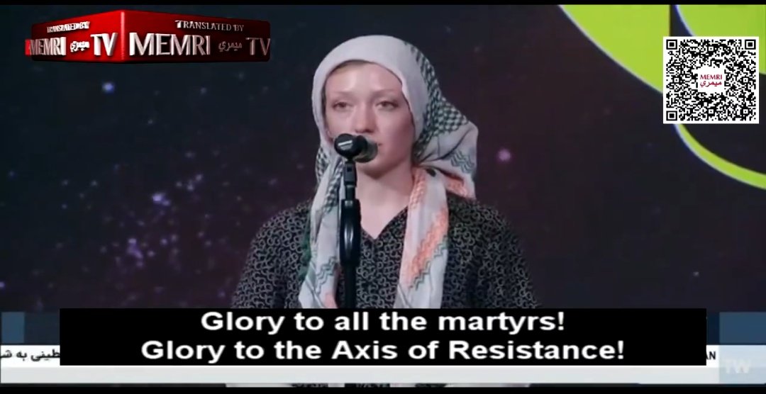 EzraDrissman's tweet image. Stupid American girl in Tehran.