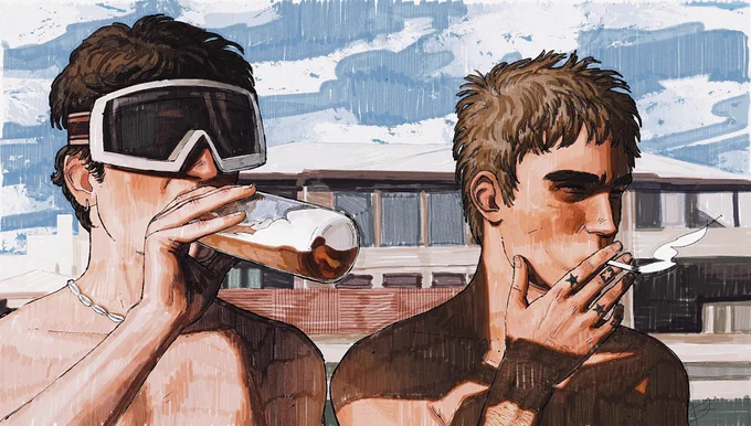 you're gonna get a bike, you're gonna paint it blue