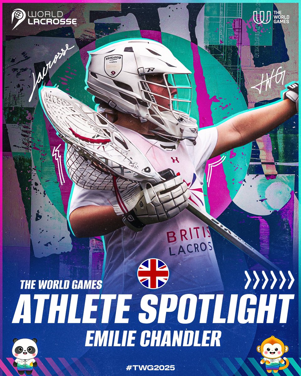 WorldLacrosse's tweet image. Third time's the charm? 🇬🇧
After consecutive 4th place finishes at The World Games, Emilie Chandler and Great Britain will look to barge onto the podium in Chengdu while keeping their Olympic dream burning along the way 🔥
#TWG2025 x #Lacrosse
