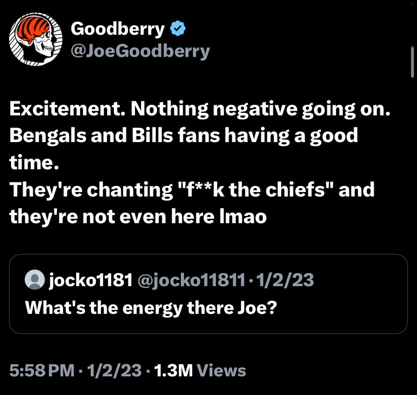 theABinKC's tweet image. bengals and bills fans arguing. weve come a long way since this. honeymoon must be over.