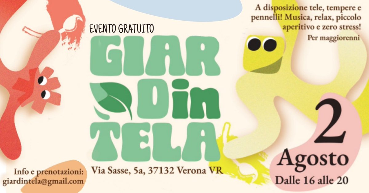 tinyohnigiri's tweet image. Venite!! Forza forza!! Ancora posti🥰

#verona #pittura #handmade #laboratori #workshop #Verona #arte #artverona #dipingere 

Maggiori info su Facebook!