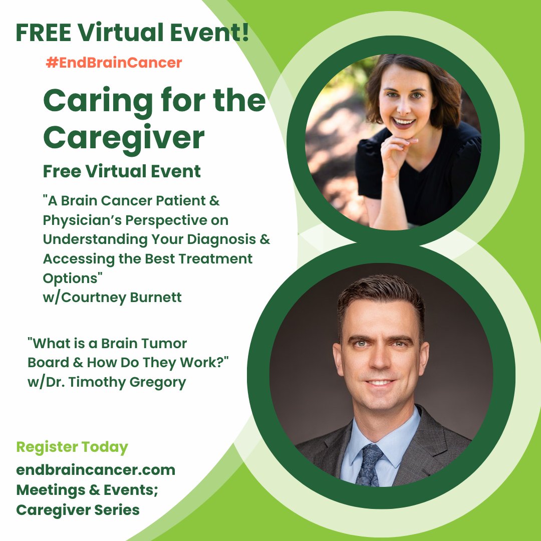 EndBrainCancer's tweet image. Caregivers: You give everything. 💛
Let us give back.
Join our free Caring for the Caregiver online event August 1st.
🧠 Featuring Dr. Courtney Burnett on “How to Talk to Your Doctor.”
🎗️ Sign up: monkeylink.co/1941ce
#BrainCancer #CaregiverSupport #GBM