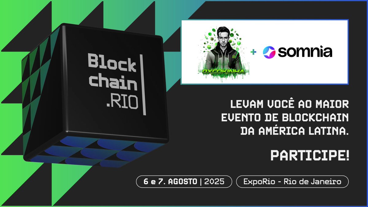 0xCokinha (@0xcokinha) on Twitter photo Nos dias 06 e 07 de Agosto, todos os caminhos levam a <a href="/blockchain_rio/">Blockchain.Rio</a>!
O maior evento cripto da América Latina vai ter muito networking, novidades direto na fonte com os maiores players do mercado.
Para quem quer trabalhar em qualquer área da web3, são eventos como esse que Nos dias 06 e 07 de Agosto, todos os caminhos levam a <a href="/blockchain_rio/">Blockchain.Rio</a>!
O maior evento cripto da América Latina vai ter muito networking, novidades direto na fonte com os maiores players do mercado.
Para quem quer trabalhar em qualquer área da web3, são eventos como esse que