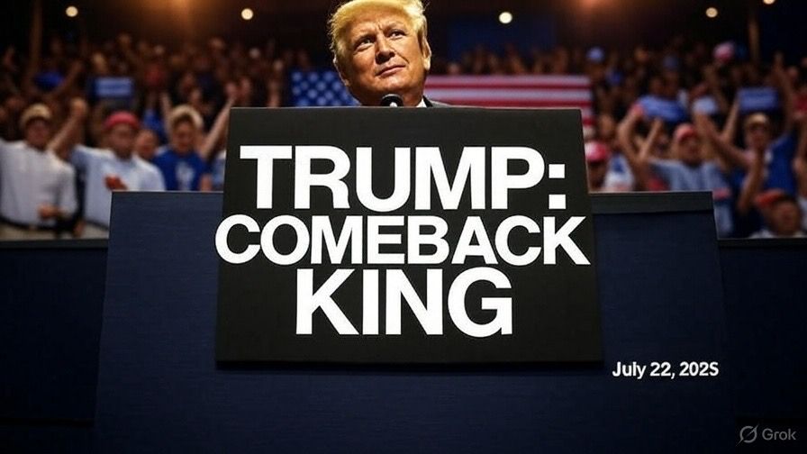 MelaniaTrumpRAW's tweet image. Trump’s the greatest comeback king on July 22, 2025! ‼️ Ready for more victories?
Yes, bring it on!
No, take a break!
Maybe, test the waters! 🇺🇸 #MAGA