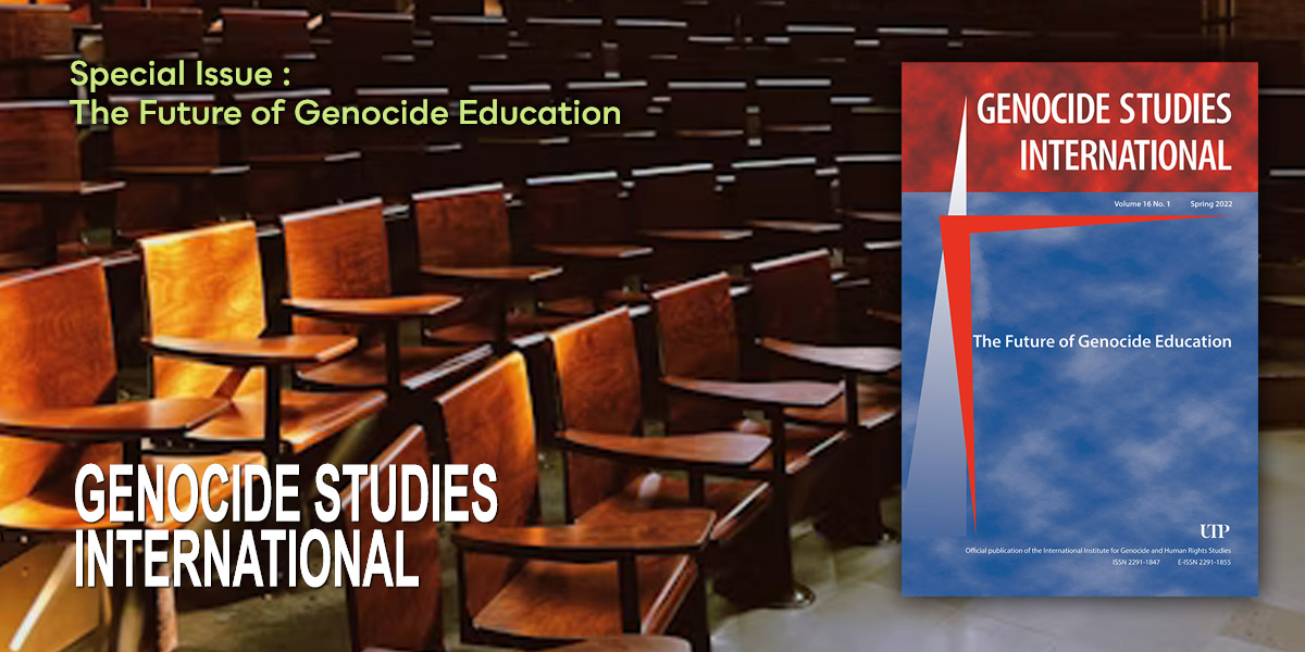 utpjournals's tweet image. Genocide Studies International 16.1 is a Special Issue on the Future of #GenocideEducation. Explore new insights on what “good” genocide education looks like; teaching Indigenous genocide in North America; postcolonial African genocides; and more: bit.ly/gsi16-1