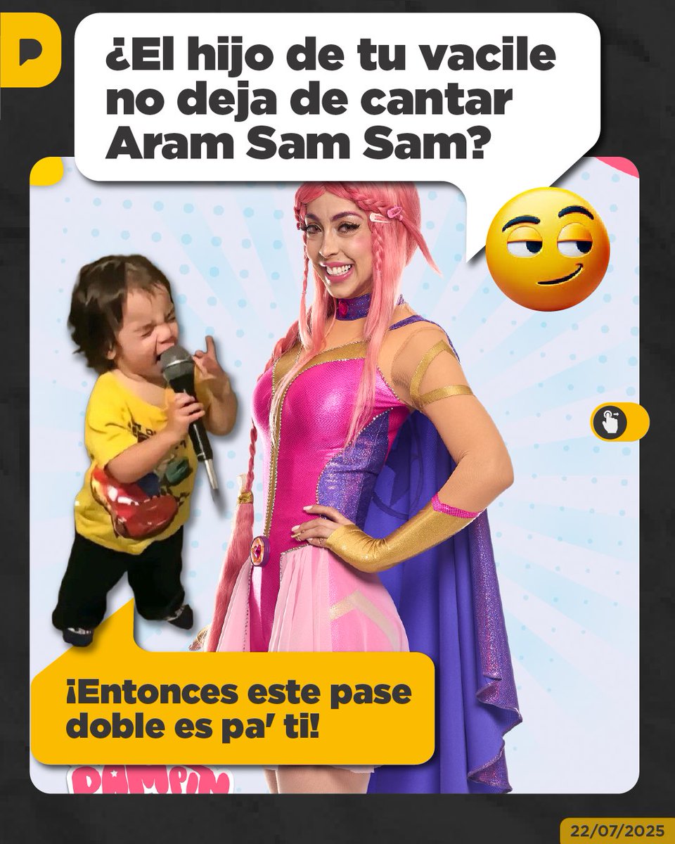 LaPosta_Ecu's tweet photo. ¡Es hora de conquistar al hijo de tu amor! Gánate un pase doble pa’ ver a Luli Pampín en Guayaquil o Quito. Solo comenta con quién vas y comparte este post. ¡A romperla con Aram Sam Sam! 🌈💃 

No te olvides de compartir este post en tus historias y etiquetar a @lapostaec @starshows_ec