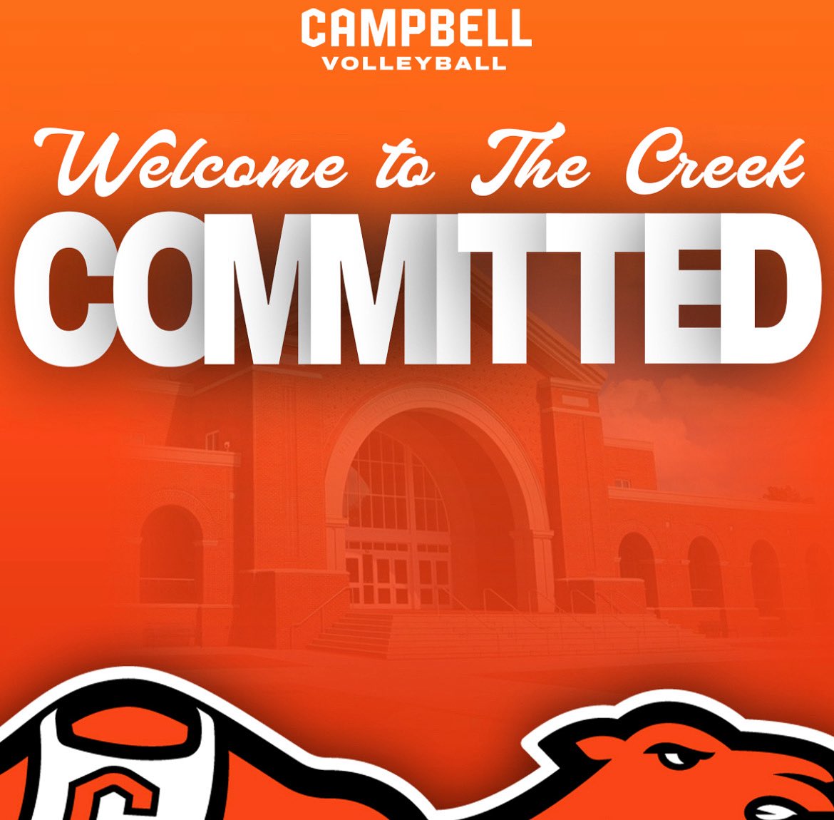 GoCamelsVB's tweet image. BOOM! Welcome to the Creek! 

#rollhumps🧡🐪