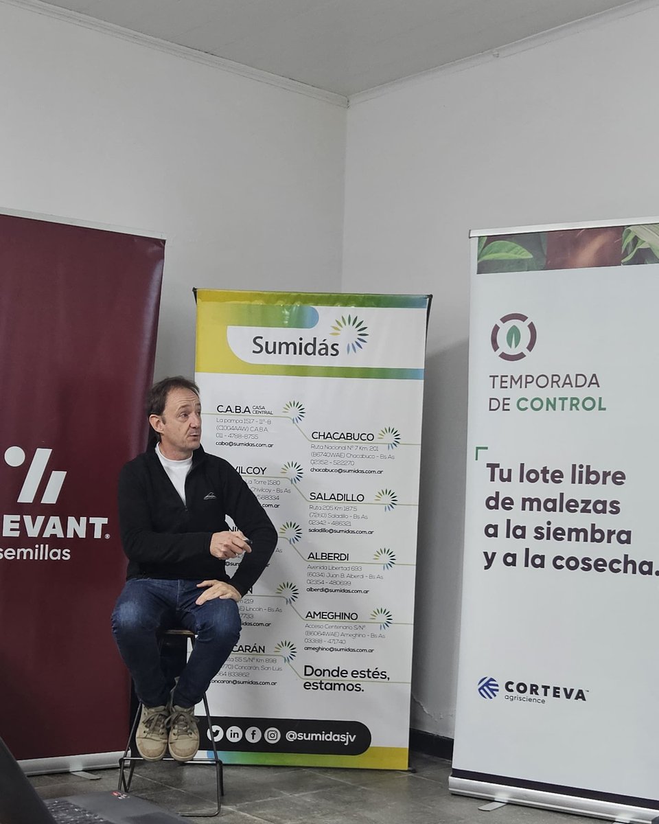 #TemporadaDeControl 🔎 Visitamos 📍CHIVILCOY junto con el Ing. Agr. <a href="/MMortarini/">Mauro MORTARINI🇦🇷</a> (@odsagro) y el equipo de <a href="/sumidasjv/">Sumidasjv</a>.

¡Gracias por acompañarnos! 👏
#ControlyConfianza