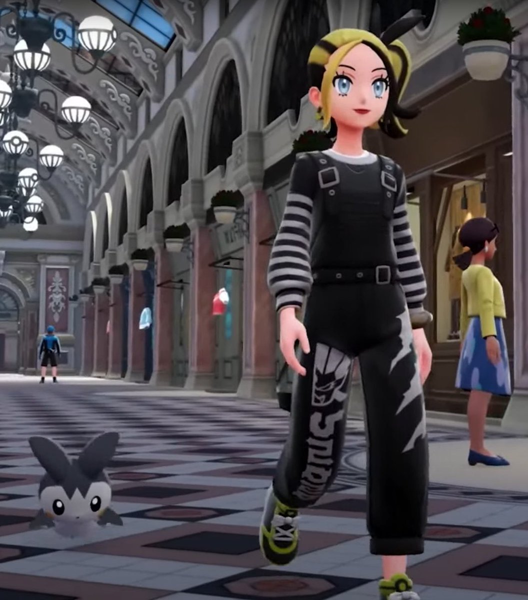 Sarah_Aces's tweet image. Holy shit you can dress just like I do IRL in the new Pokémon