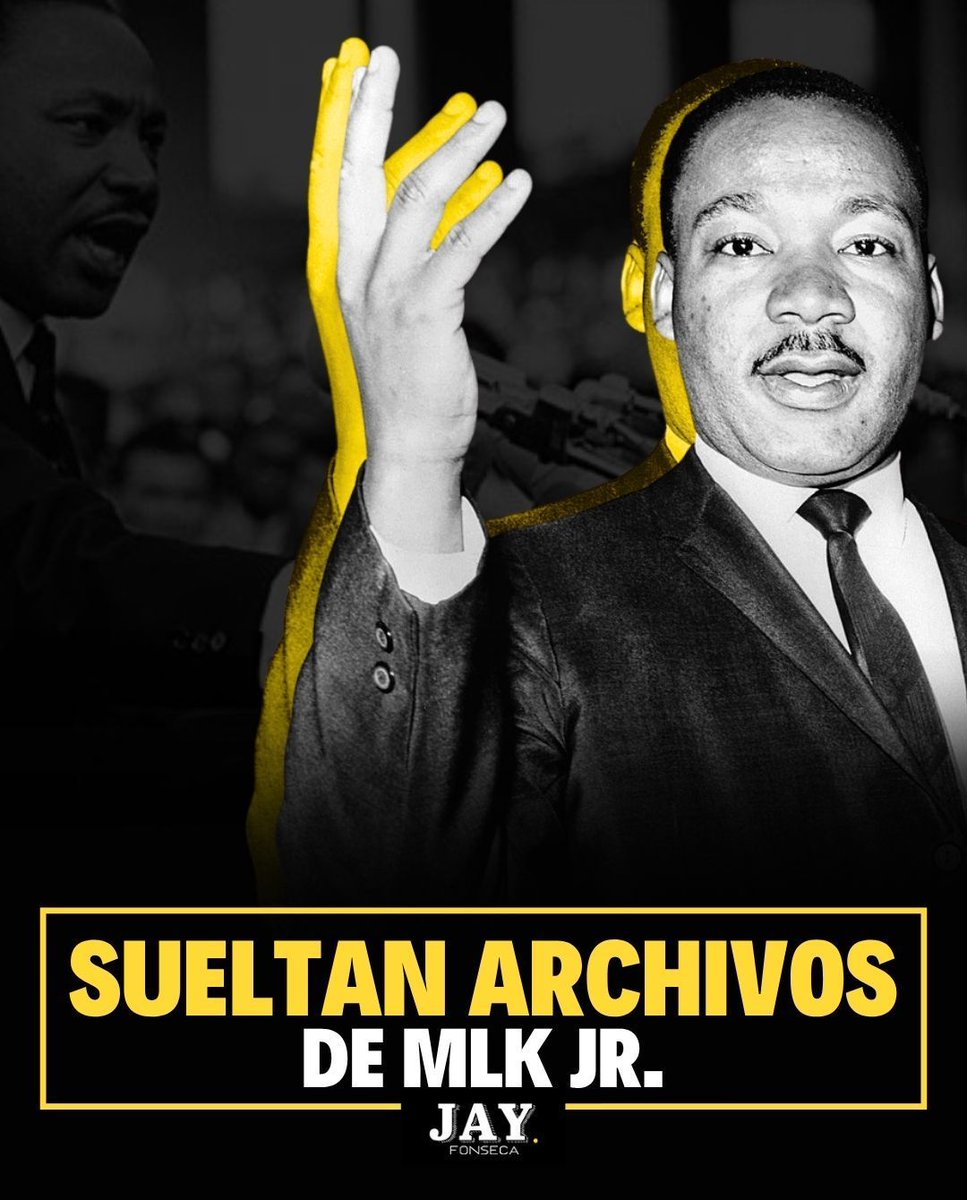 jayfonsecapr's tweet image. 📂 El gobierno de Trump publicó más de 240,000 páginas de documentos secretos sobre la vigilancia al líder de derechos civiles, a pesar de la oposición de sus hijos y de la organización que él fundó.
👩👩👧👦 Martin Luther King III y Bernice King recordaron que el asesinato sigue…