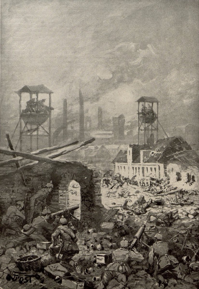 HistoryofWarMag's tweet image. Inside issue 148: Great Battles - Loos with @marksimner. Launched on 25 September 1915, 'The Big Push' was the first massive British offensive of the Great War.
➡️ Buy Today: history-of-war.visitlink.me/aFYo7M
Image by Martin Frost (Der Krieg 1914/19 in Wort und Bild, 53)