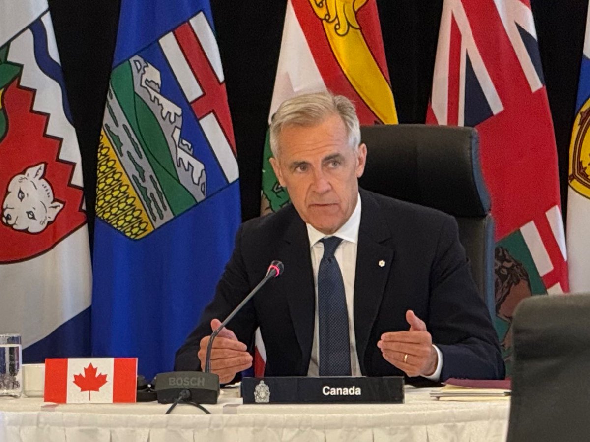 j_akeeagok's tweet image. At today’s First Ministers Meeting, my fellow premiers and I met with Prime Minister @MarkJCarney to discuss Canada–U.S. relations, international trade, and nation-building priorities.