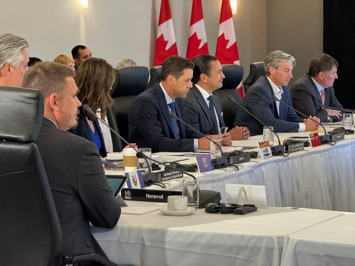 j_akeeagok's tweet image. At today’s First Ministers Meeting, my fellow premiers and I met with Prime Minister @MarkJCarney to discuss Canada–U.S. relations, international trade, and nation-building priorities.